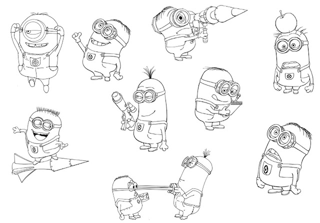 despicable me and minions free printable coloring pages oh my fiesta in english