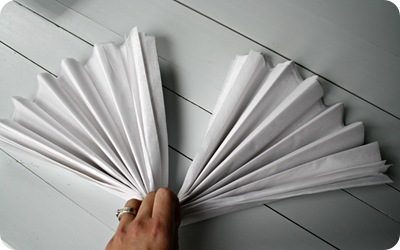 DIY tissue poms