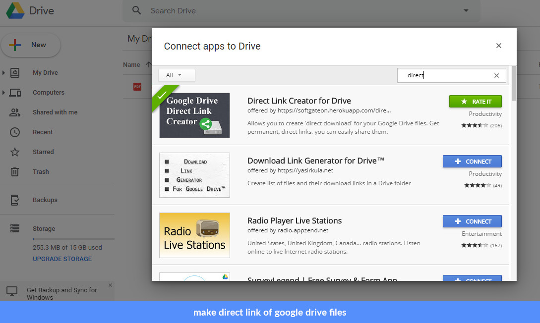 Make Multiples Google Drive Direct Link