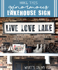 How To Make A Lake House Sign