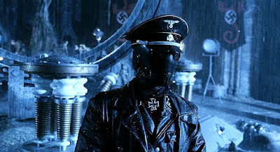 Movie still for 2004's Dark Horse comic of Hellboy featuring Ladislav Beran playing Karl Ruprecht Kroenen wearing a nazi outfit during WWII