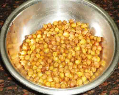 soaked and boiled chana