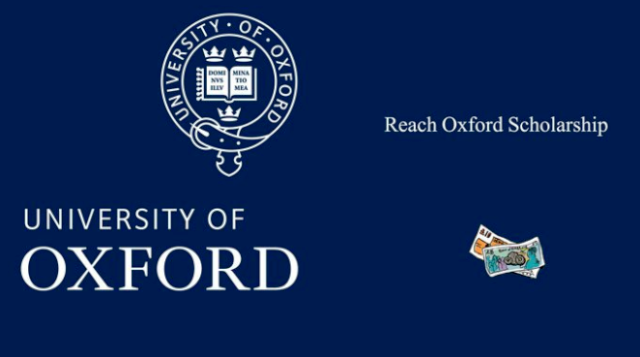 Reach Oxford Scholarship for Undergraduates at Oxford University in UK, 2018-2019