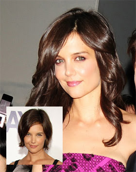 Katie Holmes Hair Extensions on News And Gossip  Katie Holmes With New Long Hair Extensions In Japan