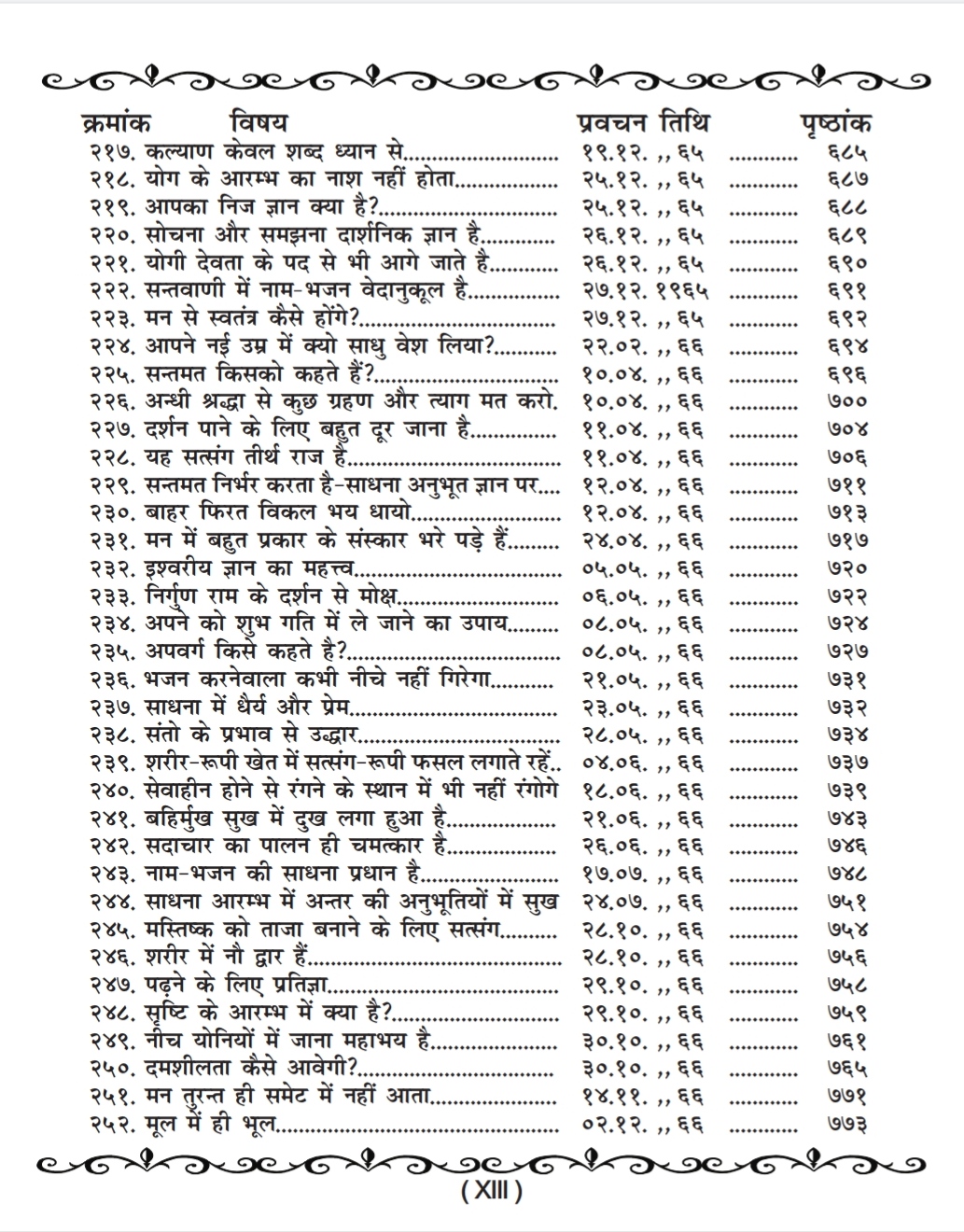 बिषय सूची पृष्ठ 7