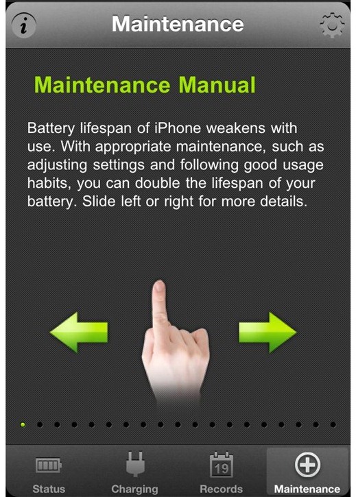  Battery Doctor (a free battery management app ) on your iPhone