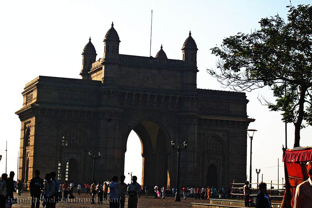 Colonial Indian architecture of Gateway of India Mumbai