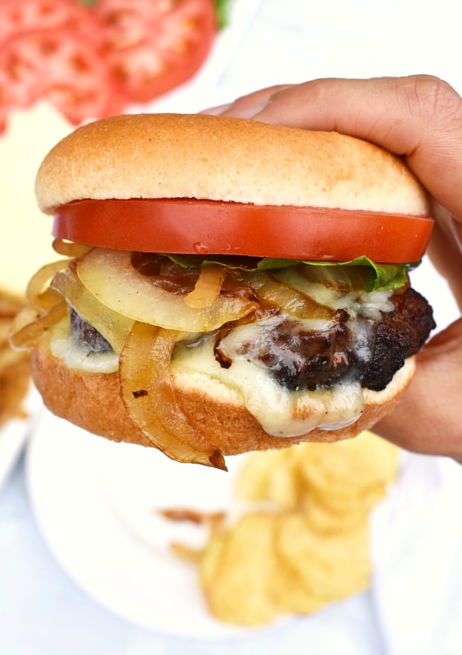 Caramelized Onion Burgers