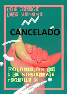 Cancelado el concierto de Lady Banana y Los Garage en Fotomatón Bar