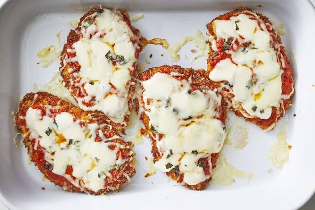 Air Fry Eggplant Parmesan