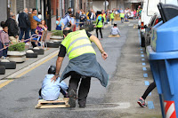 Bajada de goitiberas de las fiestas de Rontegi