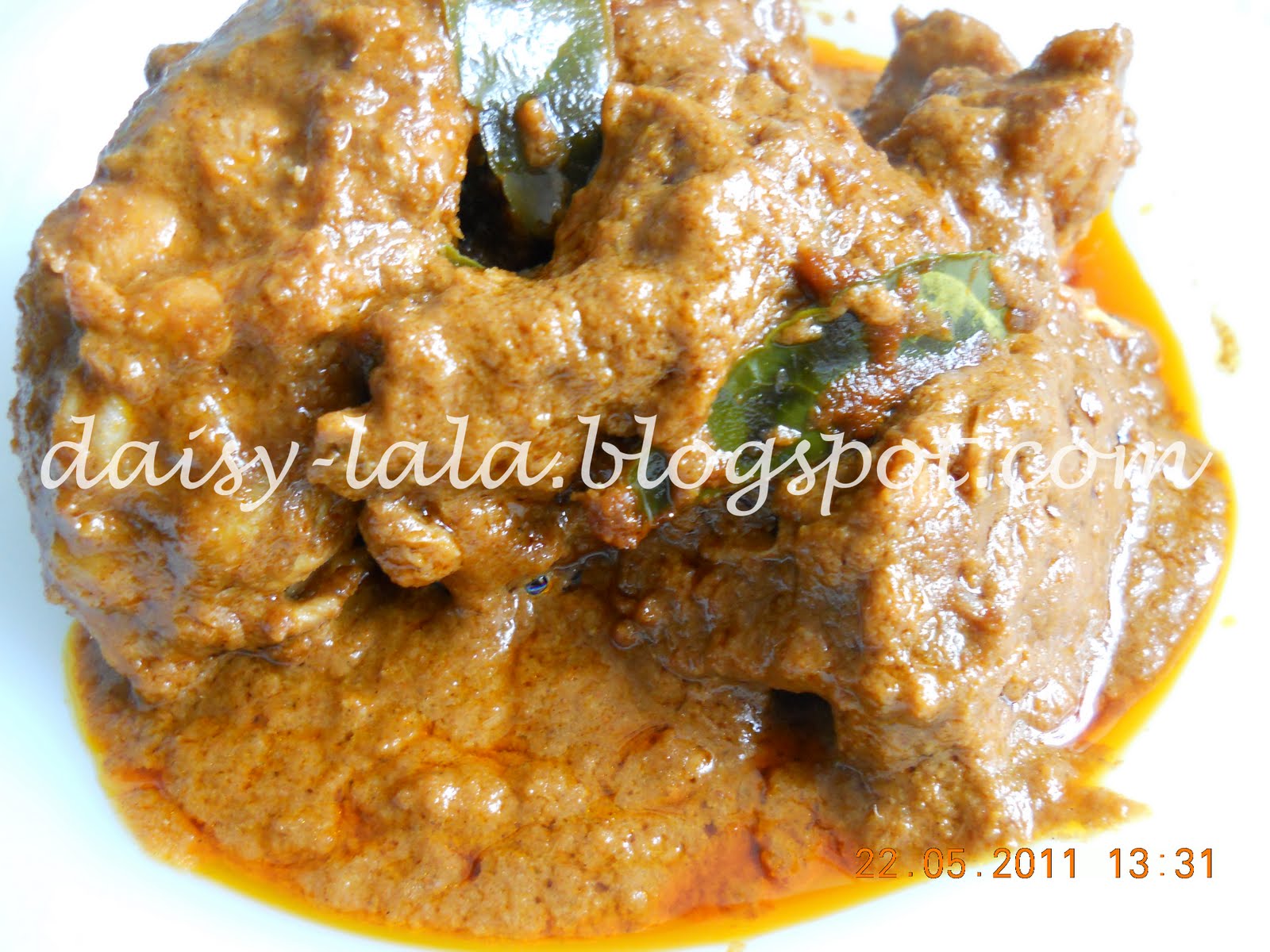 Daisy-lala: Rendang Ayam Kari Adabi