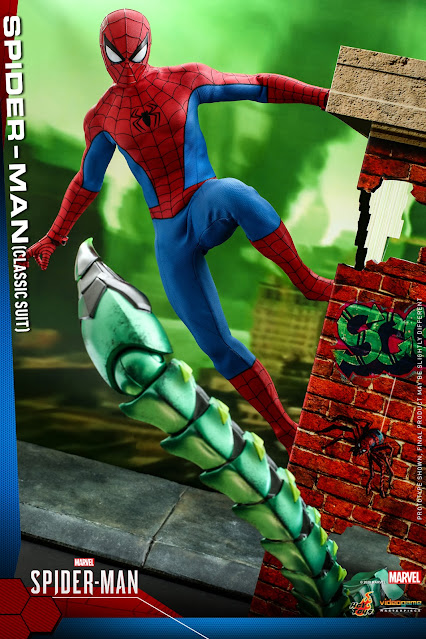 Hot Toys VGM48 PS5 Marvel's Spider-Man - Classic Suit Spider-Man Collectible Figure