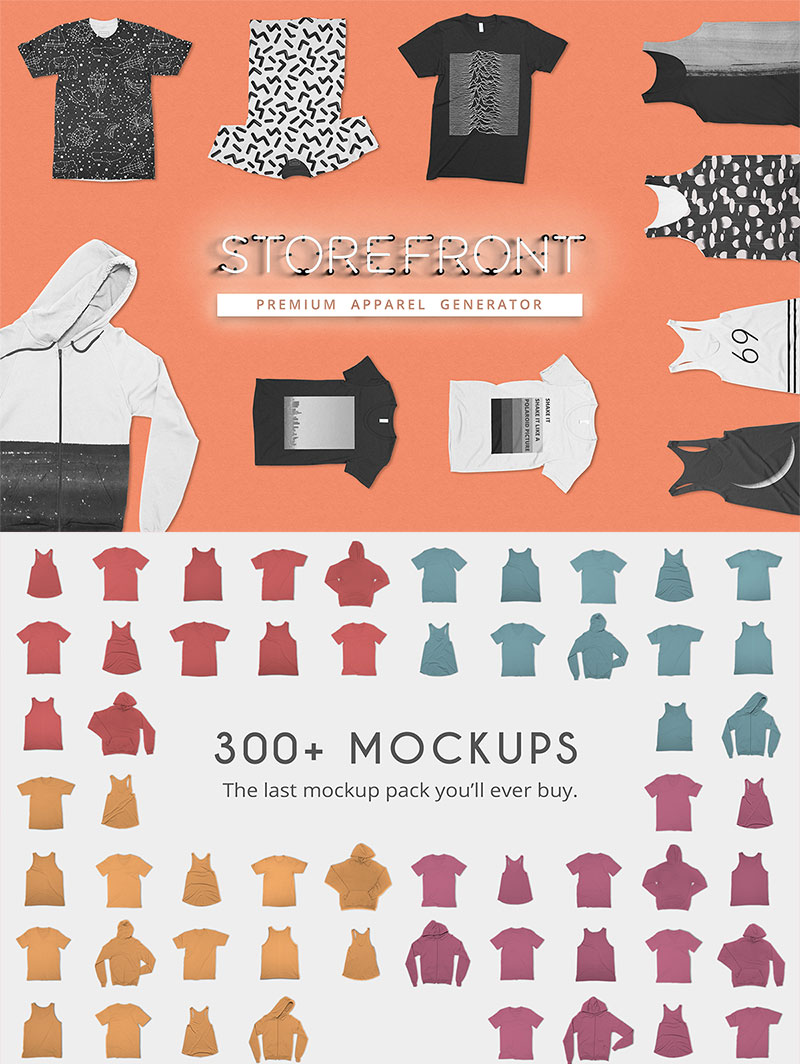 300+ Realistic Apparel Generator