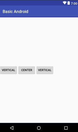 WildanTechnoArt-LinearLayout Gravity Center Vertical Example