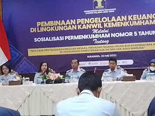 Rupbasan Mojokerto Hadiri Sosialisasi Kerugian Negara Untuk PNS Non-Bendahara