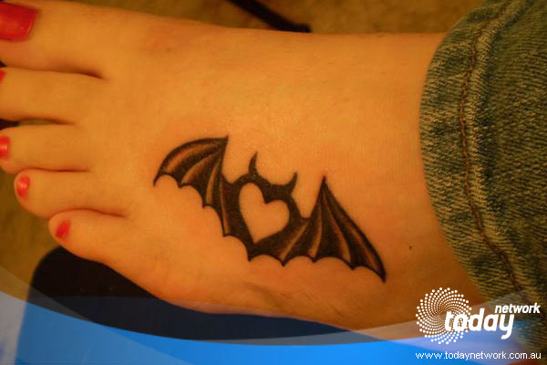 Whilst this isn't officially Twilight related it's a vampire tattoo