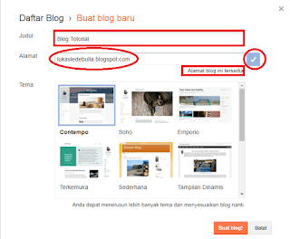 Cara Buat Blog Gratis