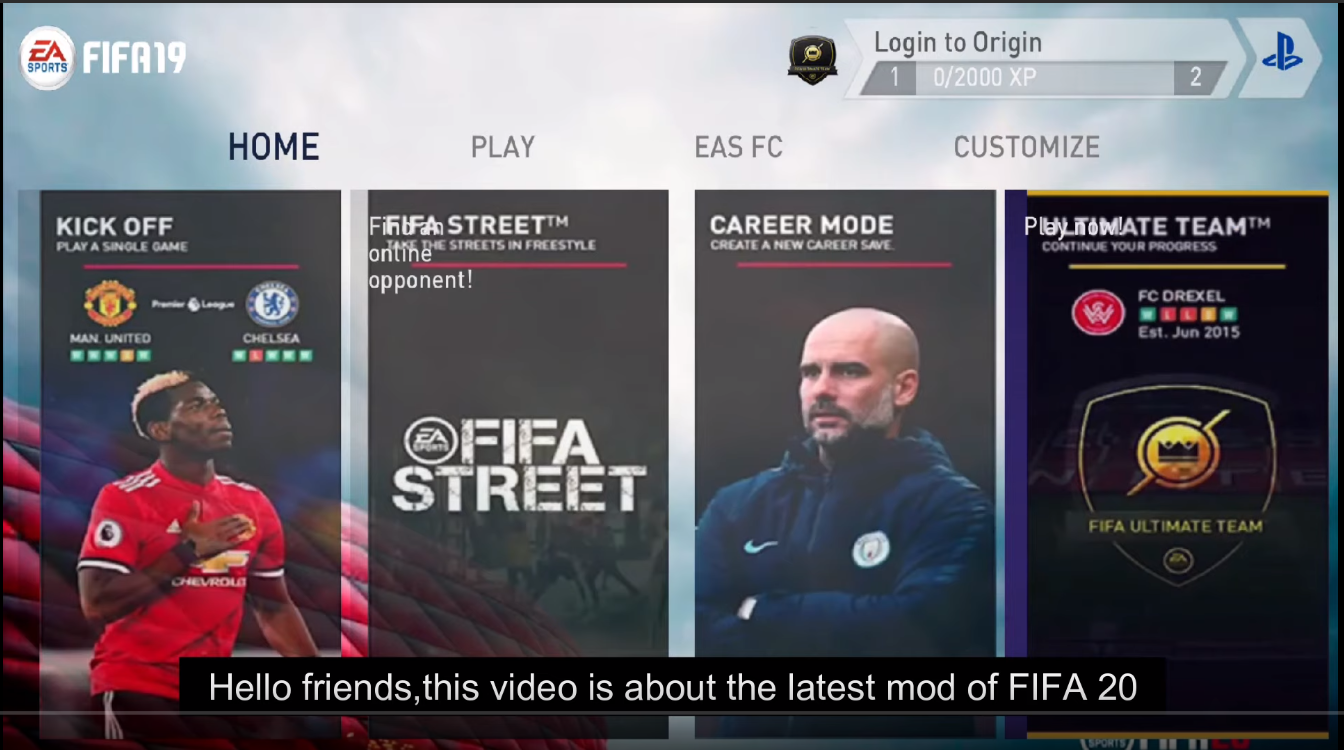 Download FIFA 20 for Android Apk Data Latest Update July 1st
