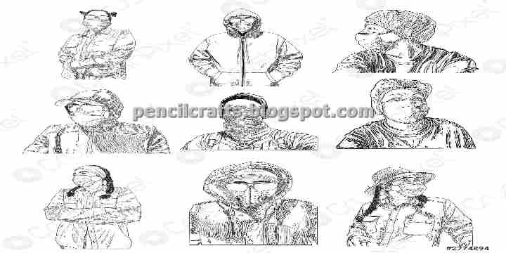 Doctors Fighting Coronavirus Drawings