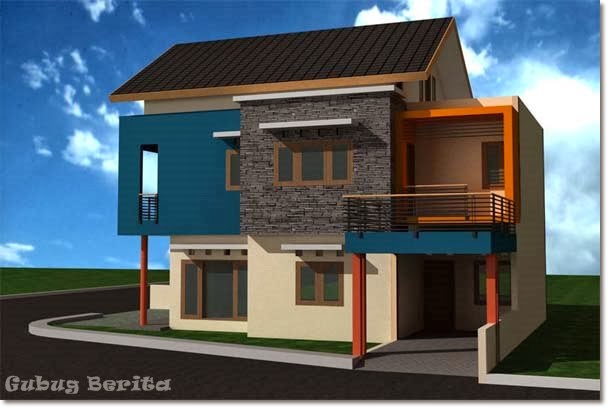 Gambar Desain  Rumah  Minimalis  Tingkat  Dua  HOT GOSIP TERBARU