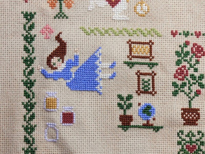 OwlForest Embroidery: Alice in Wonderland SAL part4 アリス