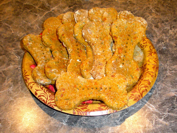 Fred's Carrot Cake Dog Cookies