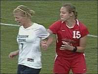 New Mexico soccer player suspended video - Elizabeth Lambert