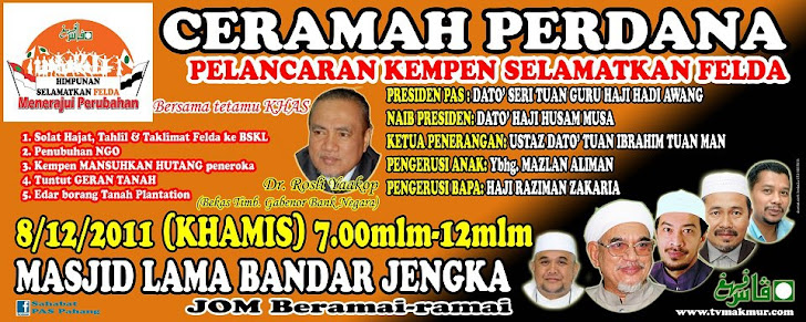 AYUH... KITA SELAMATKAN FELDA