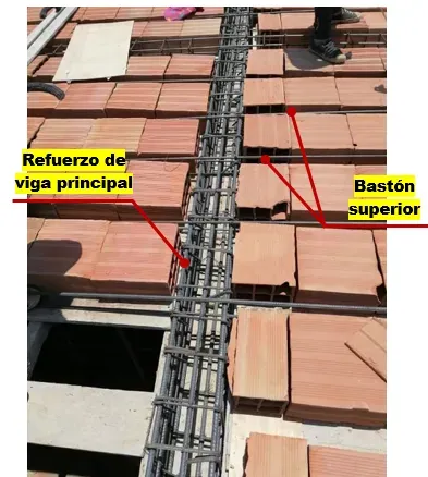 Planos y detalles constructivos de una losa aligerada