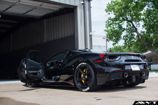 Ferrari 488 GTB Nero by AWT Motorsports