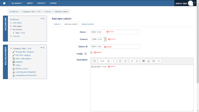 Mendaftarkan Peserta/Enroll Users Moodle Melalui Cohorts