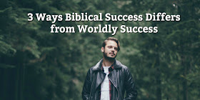 You can't argue with success, or can you? This 1-minute devotion offers 3 ways Biblical success differs from worldly success. #BibleLoveNotes #Bible