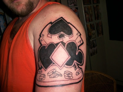 playing cards tattoos arm tattoos tattoo designs tattoos for mens