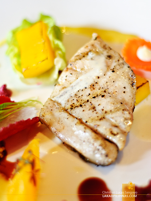 Chargrilled Fish Fillet at 137 Pillars House in Chiang Mai