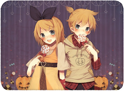 Vocaloid Twins Halloween  
