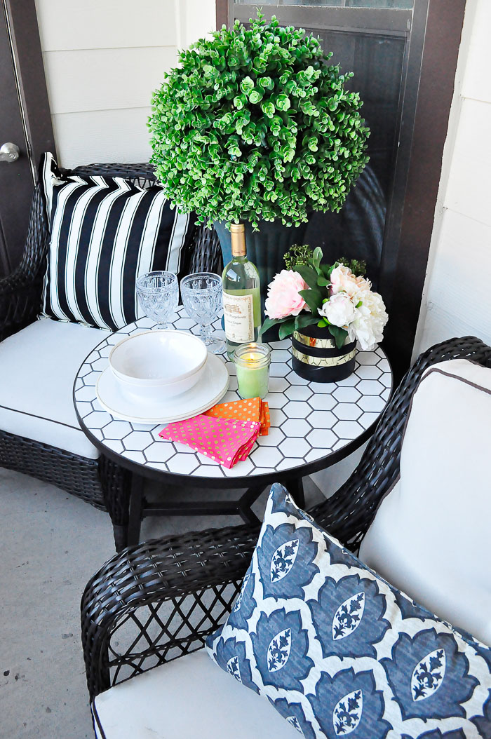 Apartment Patio Outdoor Decor Ideas | Monica Wants It