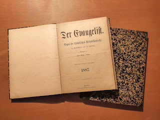 Der Evangelist, die einstige Zeitschrift der Bischöflichen Methodistenkirche in Deutschland und der Schweiz.