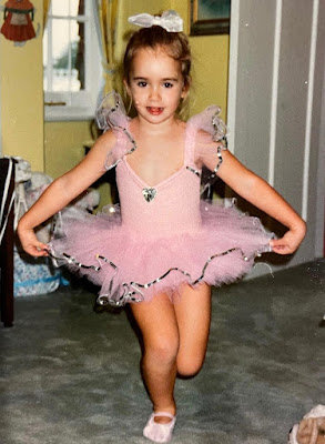 Lily Collins childhood photo