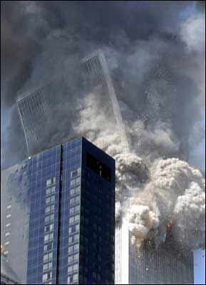 Collapse of the World Trade Center in New York City on September 11, 2001