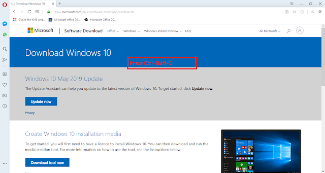 How to download window 10 ISO file