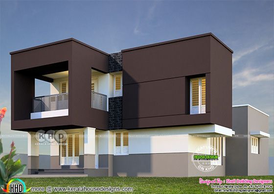 1716 square feet box model modern home