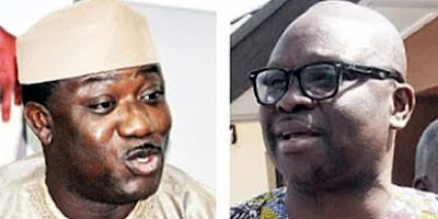 See what fayemi said to Fayose about the N117 billion debt