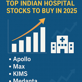 Top Hospital Stocks in India 2025 — Benefit from ₹10 Lakh Cr Boom