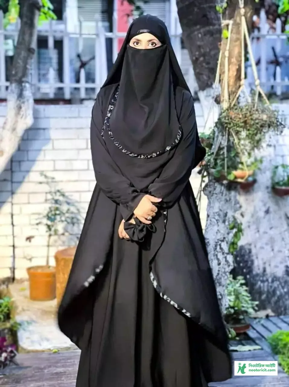 খিমার বোরকা পিক - খিমার বোরকা নতুন ডিজাইন ২০২৩ - khimar borka design - NeotericIT.com - Image no 2