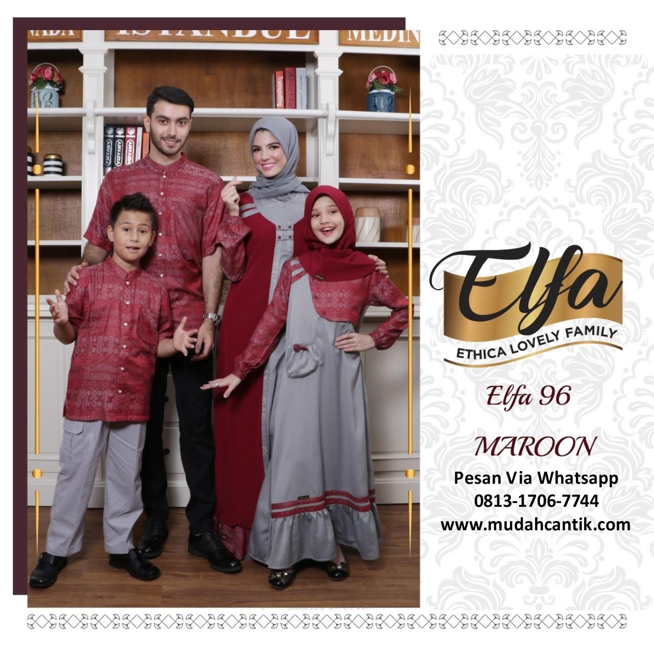 Butik Baju Muslim Terbaru 2019 Gamis Couple Sarimbit 