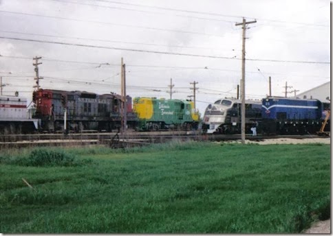 Illinois Terminal GP7 #1605 at the Illinois Railway Museum on May 23, 2004