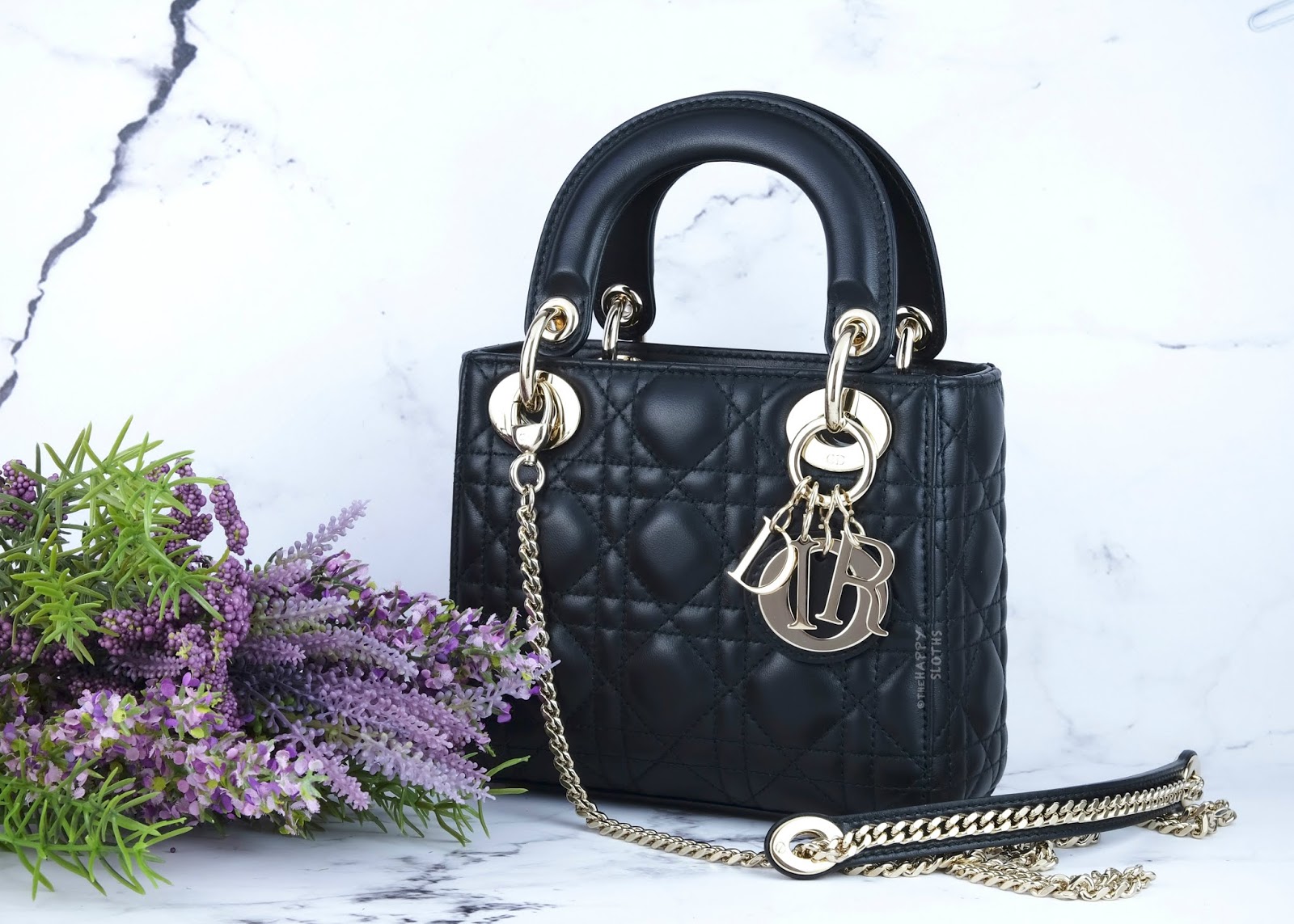 CHANEL Mini Flap Bag Lambskin, Patent Calfskin & Gold-Tone Metal Black