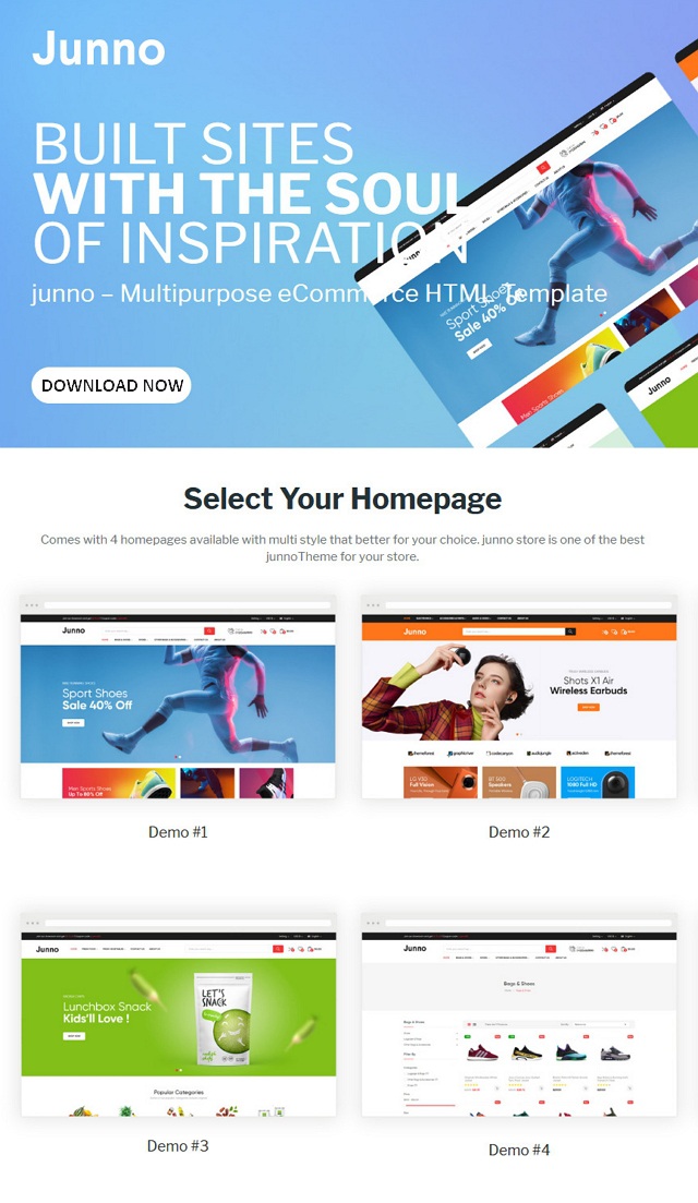 Multipurpose eCommerce HTML Template