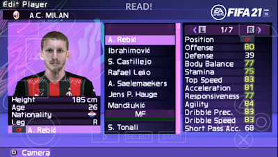 PES 2021 Update Season Mod FIFA 21